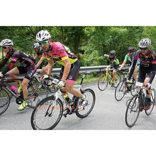 Marathon Franja on 156 km - UCI Gran Fondo event in Ljubljana on June 12, 2016