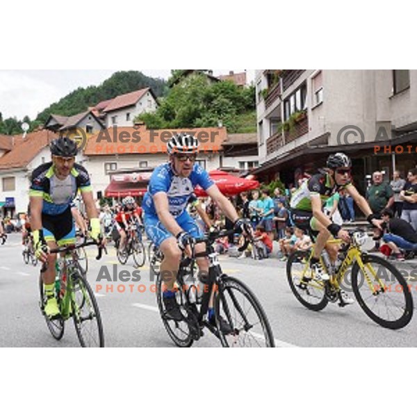 Marathon Franja on 156 km - UCI Gran Fondo event in Ljubljana on June 12, 2016