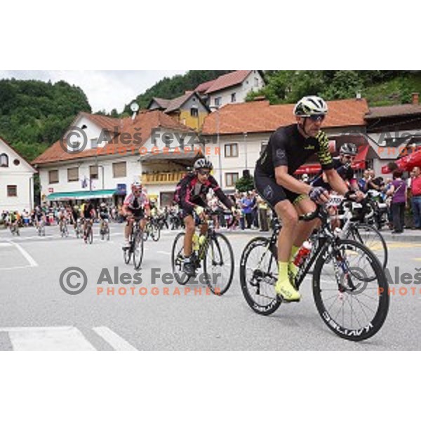 Marathon Franja on 156 km - UCI Gran Fondo event in Ljubljana on June 12, 2016