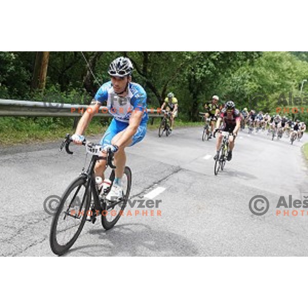 Marathon Franja on 156 km - UCI Gran Fondo event in Ljubljana on June 12, 2016