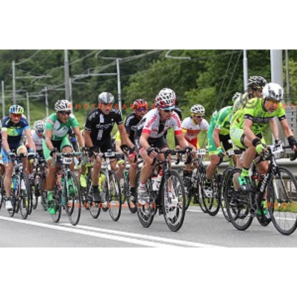 Marathon Franja on 156 km - UCI Gran Fondo event in Ljubljana on June 12, 2016