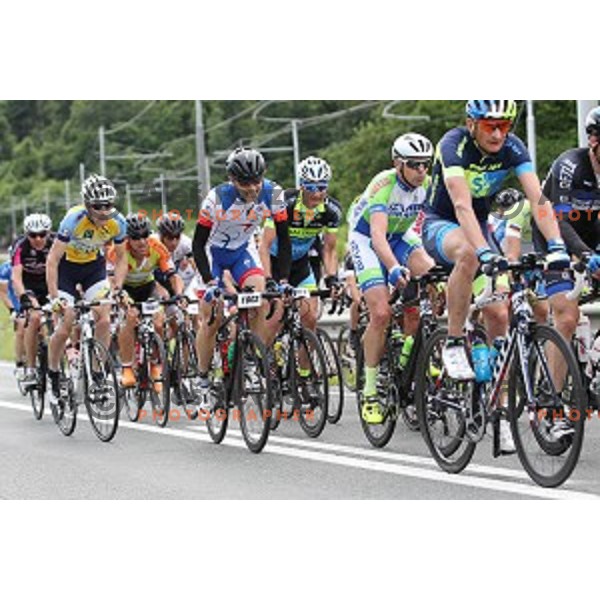 Marathon Franja on 156 km - UCI Gran Fondo event in Ljubljana on June 12, 2016