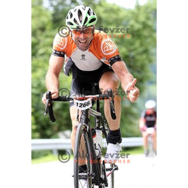 Marathon Franja on 156 km - UCI Gran Fondo event in Ljubljana on June 12, 2016