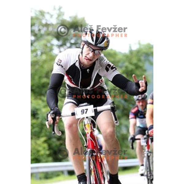 Marathon Franja on 156 km - UCI Gran Fondo event in Ljubljana on June 12, 2016