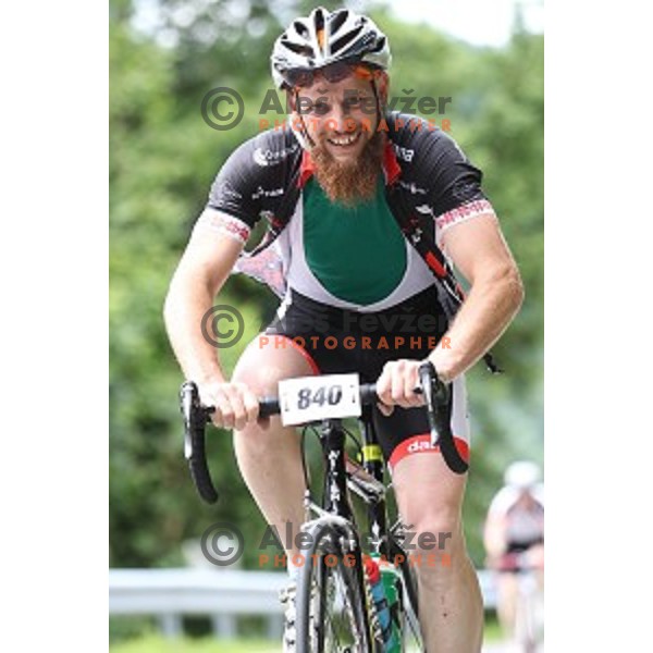 Marathon Franja on 156 km - UCI Gran Fondo event in Ljubljana on June 12, 2016