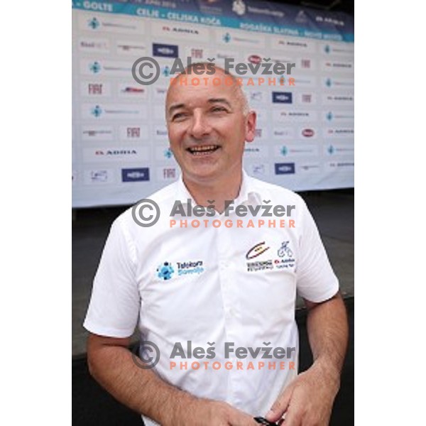 Bogdan Fink at official team presentation before start of first stage Tour of Slovenia 2016 in Ljubljana on June 16, 2016