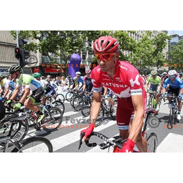 Start of first stage Tour of Slovenia 2016 in Ljubljana on June 16, 2016