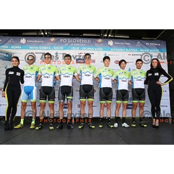 Jani Brajkovic of Slovenia at official team presentation before start of first stage Tour of Slovenia 2016 in Ljubljana on June 16, 2016