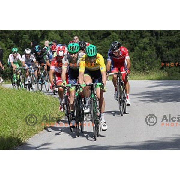 Jens Keukeleire of Orica GreenEdge at 217 km long second stage of Tour of Slovenia between Nova Gorica and Golte on June 17, 2016