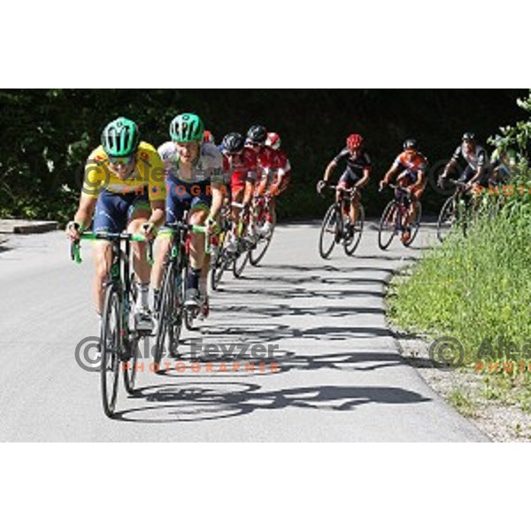 Jens Keukeleire of Orica GreenEdge at 217 km long second stage of Tour of Slovenia between Nova Gorica and Golte on June 17, 2016