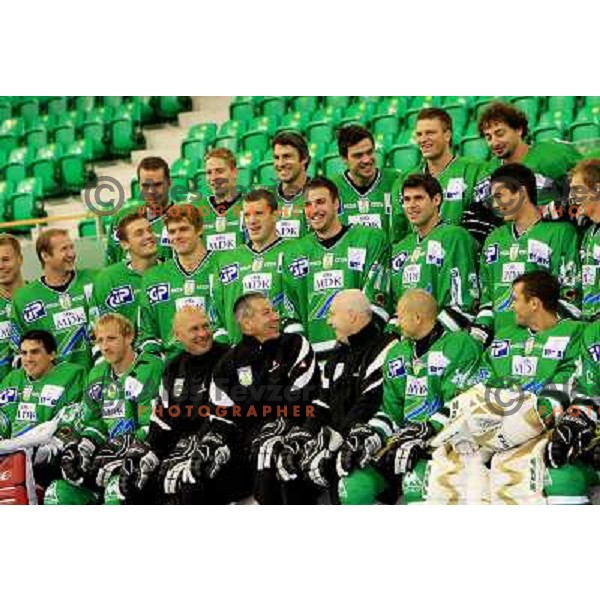 HDD ZM Olimpija team presentation in Tivoli Hall, Ljubljana, Slovenia on September 9, 2007