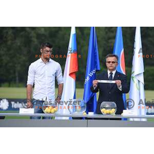 Rok Kronaveter at Official draw of Prva liga Telekom Slovenije at NNC Brdo on June 24, 2016