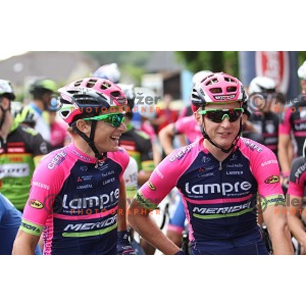 Jan Polanc and Marko Kump at Slovenian National Road Race Championships in Ihan, Slovenia on June 26, 2016