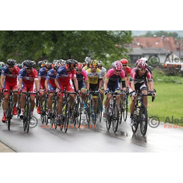 Primoz Roglic, Matej Mohoric and Matej Mugerli at Slovenian National Road Race Championships in Ihan, Slovenia on June 26, 2016