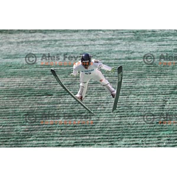 Peter Prevc of Slovenia during FIS Continental Cup Ski Jumping in Kranj, Slovenia on July 2, 2016