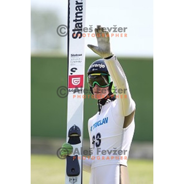 Peter Prevc of Slovenia during FIS Continental Cup Ski Jumping in Kranj, Slovenia on July 2, 2016