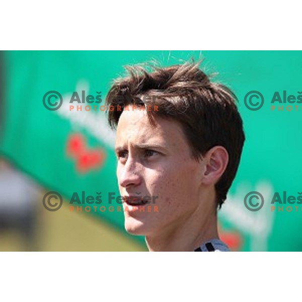 Peter Prevc of Slovenia during FIS Continental Cup Ski Jumping in Kranj, Slovenia on July 2, 2016
