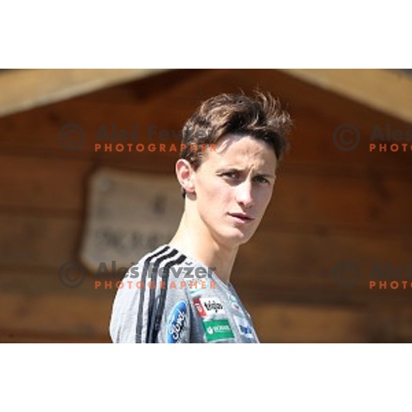 Peter Prevc of Slovenia during FIS Continental Cup Ski Jumping in Kranj, Slovenia on July 2, 2016