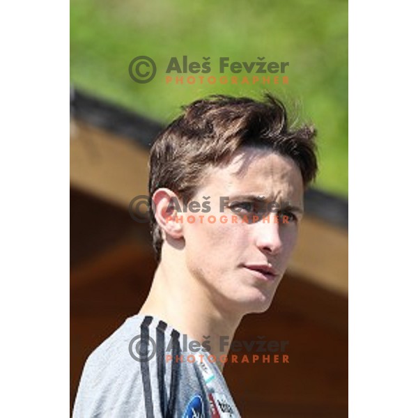 Peter Prevc of Slovenia during FIS Continental Cup Ski Jumping in Kranj, Slovenia on July 2, 2016