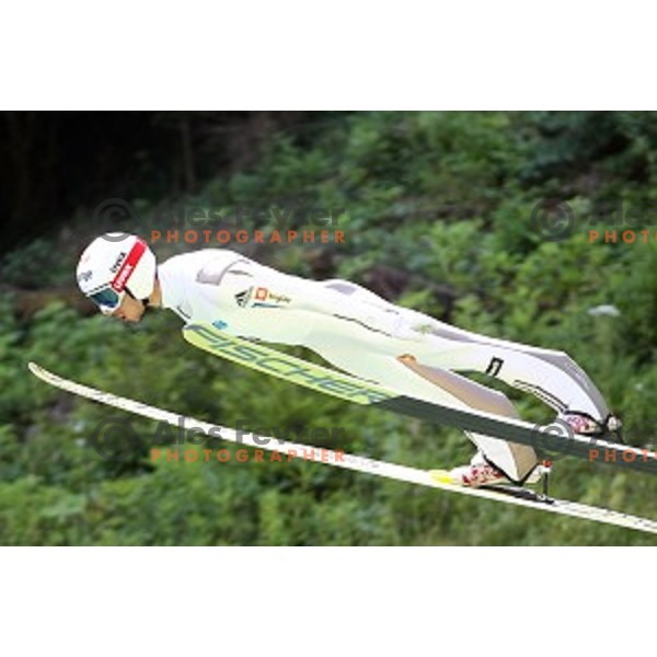 Robi Kranjec of Slovenia during FIS Continental Cup Ski Jumping in Kranj, Slovenia on July 2, 2016
