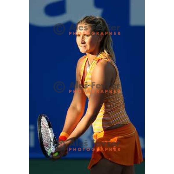 Tatiana Golovin (FRA) at Banka Koper Slovenia Open WTA tournament in Portoroz, Slovenia 19.9.2007.Photo Ales Fevzer 