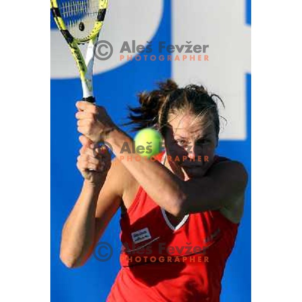 Karin Knapp (ITA) at Banka Koper Slovenia Open WTA tournament in Portoroz, Slovenia 19.9.2007.Photo Ales Fevzer 