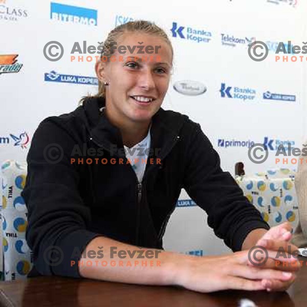 Polona Hercog (SLO) at Banka Koper Slovenia Open WTA tournament in Portoroz, Slovenia 19.9.2007.Photo Ales Fevzer 