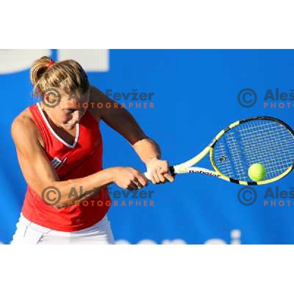 Karin Knapp (ITA) at Banka Koper Slovenia Open WTA tournament in Portoroz, Slovenia 19.9.2007.Photo Ales Fevzer 
