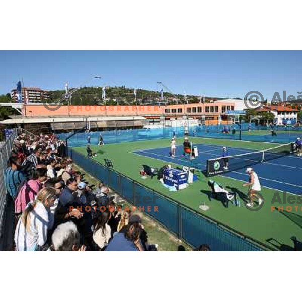Court nr.1 at Banka Koper Slovenia Open WTA tournament in Portoroz, Slovenia 19.9.2007.Photo Ales Fevzer 