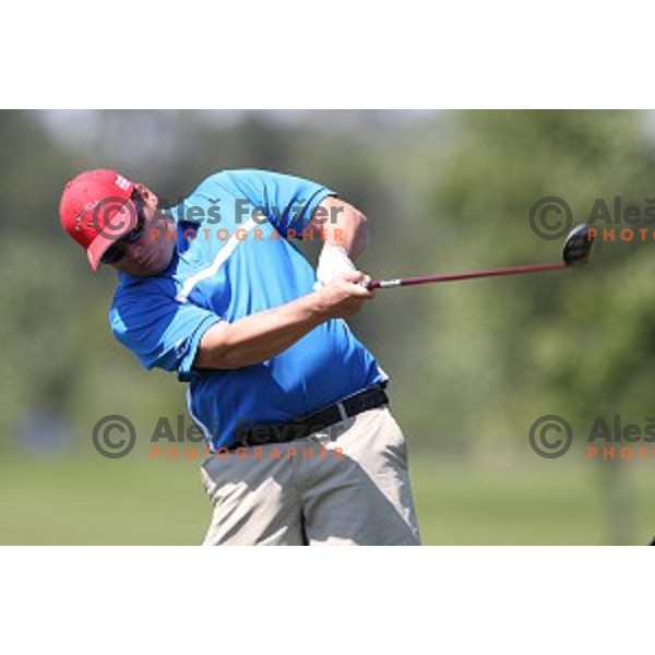 Miha Zajc at Audi Quattro Final golf tournament at Smlednik Golf & Country, Ljubljana, Slovenia on July 10, 2016