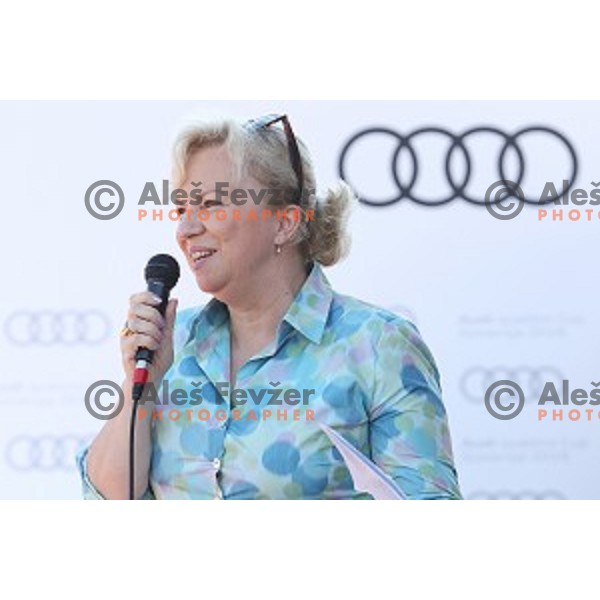 Sabrina Pecelin at Audi Quattro Final golf tournament at Smlednik Golf & Country, Ljubljana, Slovenia on July 10, 2016