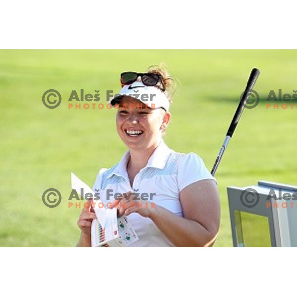 Vanja Bransberger at Audi Quattro Final golf tournament at Smlednik Golf & Country, Ljubljana, Slovenia on July 10, 2016