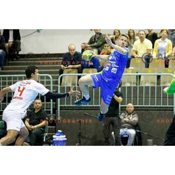 Jure Dolenc of team Slovenia during friendly handball match between Slovenia - Tunisia, played in dvorana Tabor, Maribor, 16.7.2016