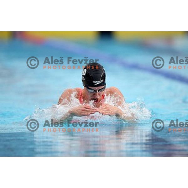 Tjasa Vozel of Slovenia Swimming team during International Swimming meeting in Radovljica, Slovenia on July 16, 2016