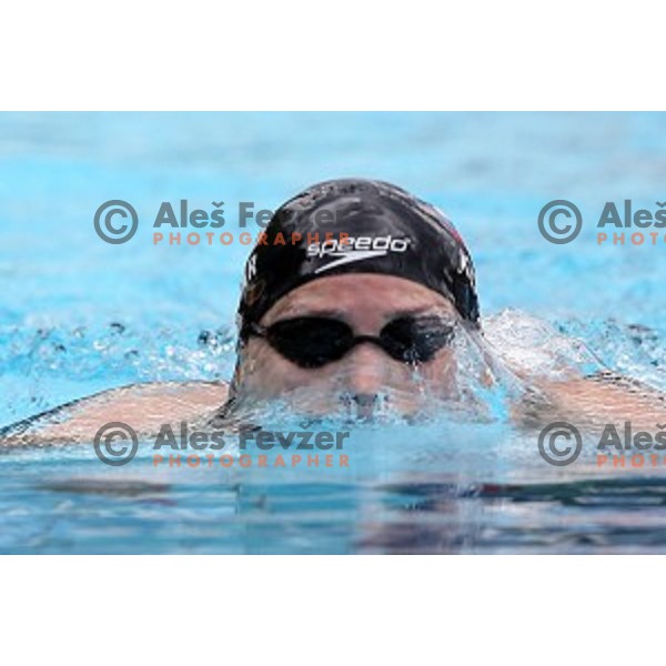 Anja Klinar of Slovenia Swimming team during International Swimming meeting in Radovljica, Slovenia on July 16, 2016