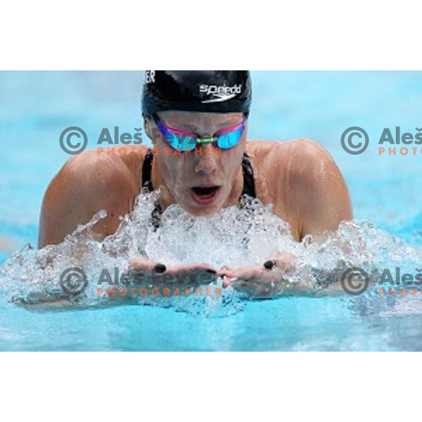 Tjasa Oder of Slovenia Swimming team during International Swimming meeting in Radovljica, Slovenia on July 16, 2016
