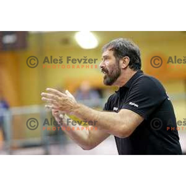 Veselin Vujovic, head coach of Slovenia Handball team during friendly handball match between Slovenia - Tunisia, played in dvorana Tabor, Maribor, 16.7.2016