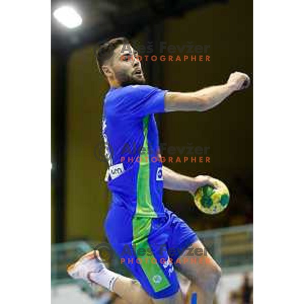 Blaz Janc of team Slovenia during friendly handball match between Slovenia - Tunisia, played in dvorana Tabor, Maribor, 16.7.2016