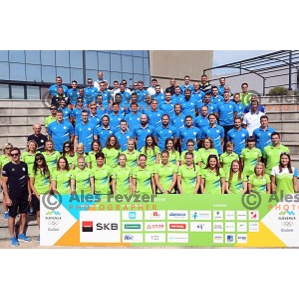 Official presentation of Slovenia Olympic team for Rio 2016 Olympic Games at Bonifika, Koper on July 22, 2016