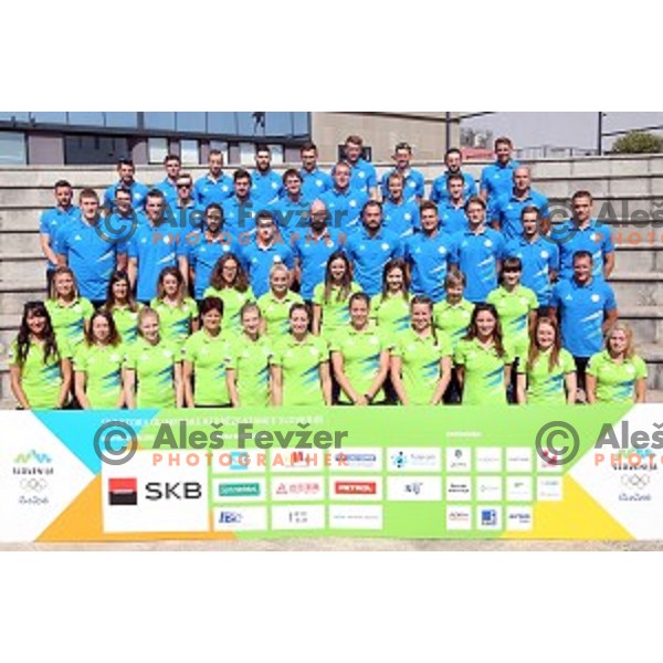 Official presentation of Slovenia Olympic team for Rio 2016 Olympic Games at Bonifika, Koper on July 22, 2016