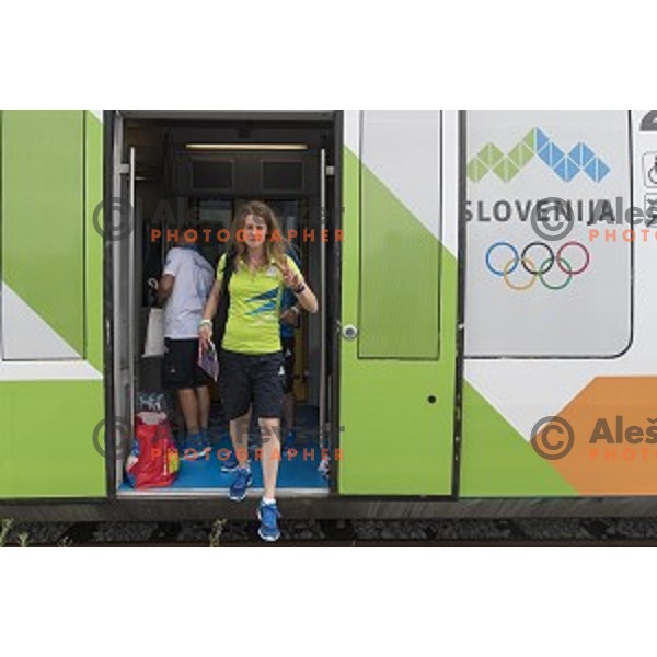 Official presentation of Slovenia Olympic team for Rio 2016 Olympic Games at Bonifika, Koper on July 22, 2016