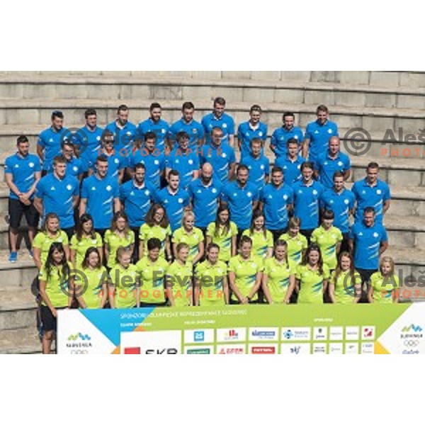 Official presentation of Slovenia Olympic team for Rio 2016 Olympic Games at Bonifika, Koper on July 22, 2016