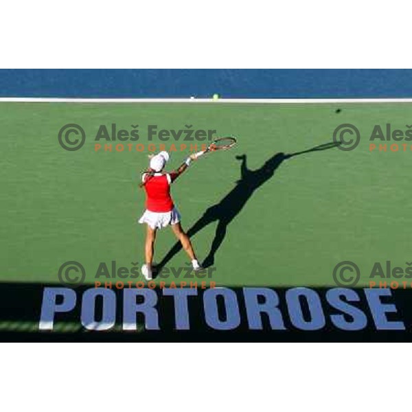  at Banka Koper Slovenia Open WTA tournament in Portoroz, Slovenia 22.9.2007.Photo Ales Fevzer 