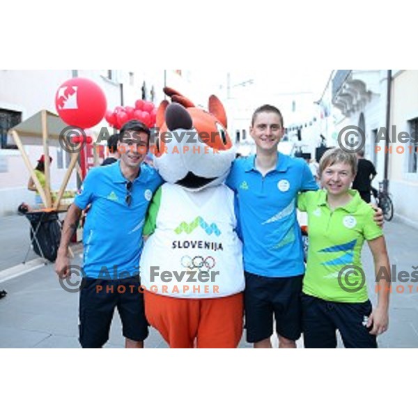 Official presentation of Slovenia Olympic team for Rio 2016 Olympic Games in Koper, Slovenia on July 22, 2016