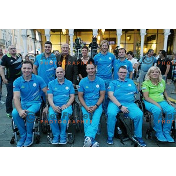 Official presentation of Slovenia Olympic team for Rio 2016 Olympic Games in Koper, Slovenia on July 22, 2016