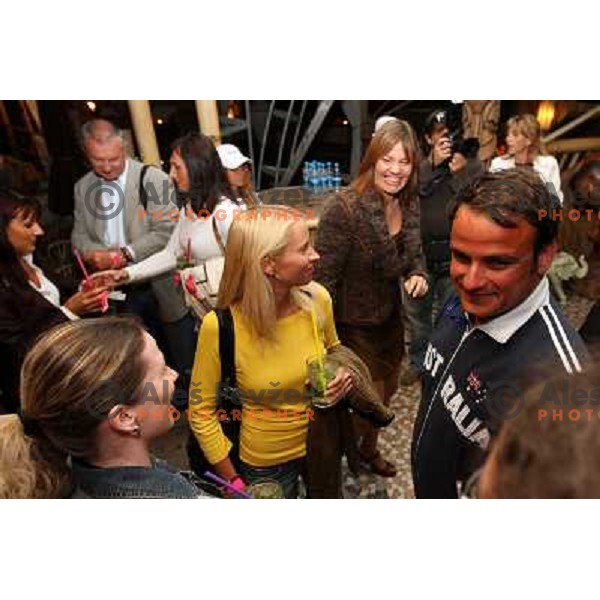  Farewell party of Tina Krizan in bar Alaya at Banka Koper Slovenia Open WTA tournament in Portoroz, Slovenia 22.9.2007.Photo Ales Fevzer 
