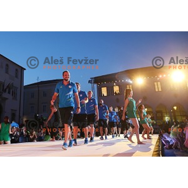Uros Zorman during Official presentation of Slovenia Olympic team for Rio 2016 Olympic Games in Koper, Slovenia on July 22, 2016