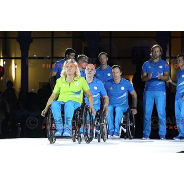 Veselka Pevec at Official presentation of Slovenia Olympic team for Rio 2016 ParaOlympic Games in Koper, Slovenia on July 22, 2016