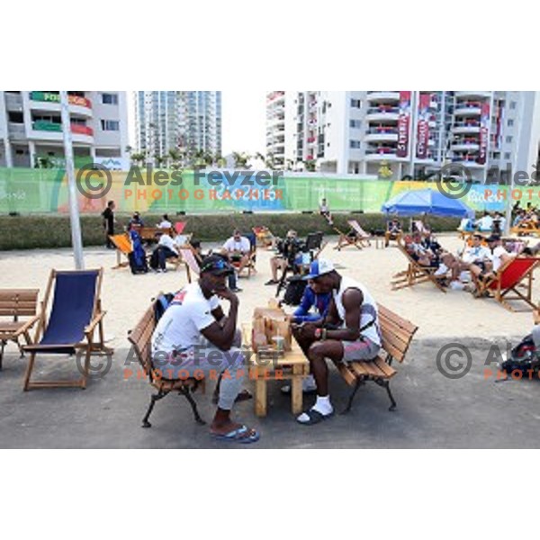 press conference of Slovenia Olympic team in Olympic Village, Rio de Janeiro 2016 Olympic games on August 4, 2016
