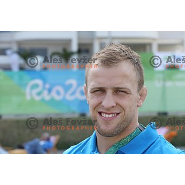 press conference of Slovenia Olympic team in Olympic Village, Rio de Janeiro 2016 Olympic games on August 4, 2016